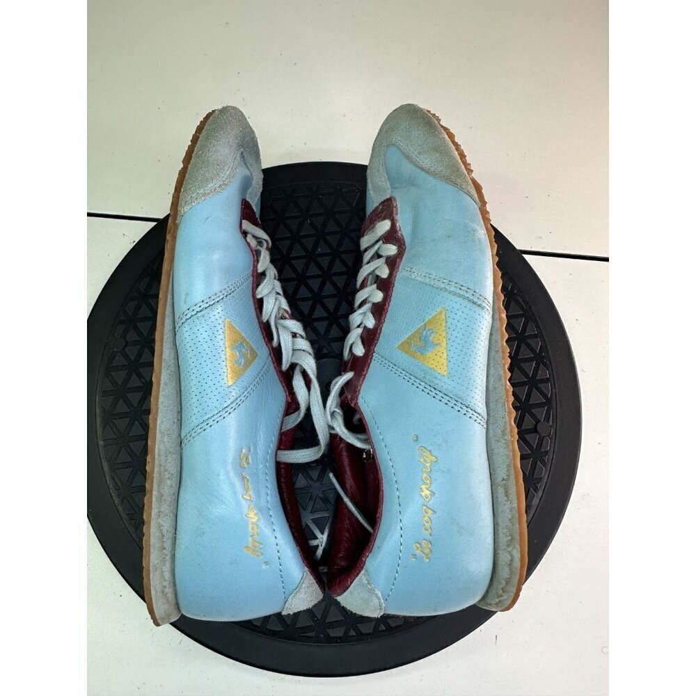 Le Coq Sportif Willis Men's Sneakers Tennis Shoe Retro Sz 6.5 Blue - Picture 6 of 8